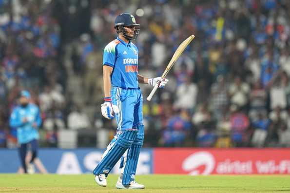 Shubman Gill struck a 96-ball 87 and was involved in good stands with Shreyas Iyer and Axar Patel Shubman Gill struck a 96-ball 87 and was involved in good stands with Shreyas Iyer and Axar Patel
