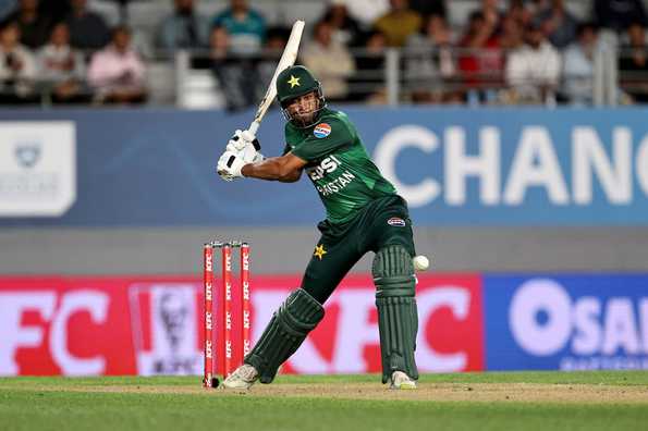 Hassan Nawaz remained unbeaten on 105 in the chase. Hassan Nawaz remained unbeaten on 105 in the chase.