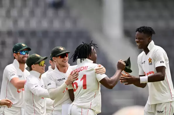 Craig Ervine was lavish in his praise of Blessing Muzarabani, who picked up nine wickets in the match