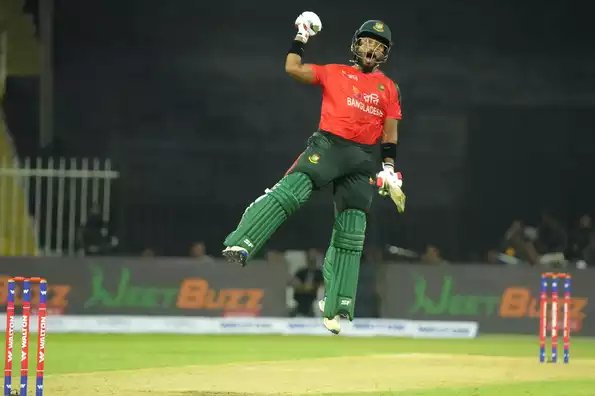 Parvez Hossain Emon became only the second Bangladeshi batter to score a T20I hundred.