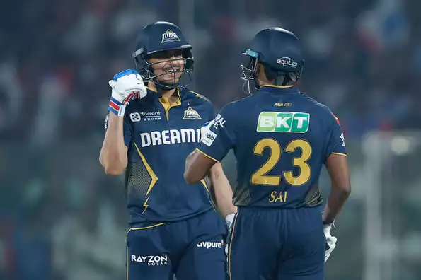 Shubman Gill and Sai Sudharsan beat DC by 10 wickets to take GT to the playoffs Shubman Gill and Sai Sudharsan beat DC by 10 wickets to take GT to the playoffs
