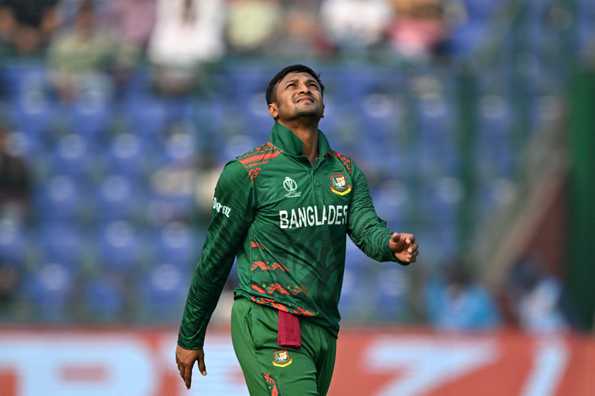 Shakib captained Bangladesh in the 2023 Cricket World Cup