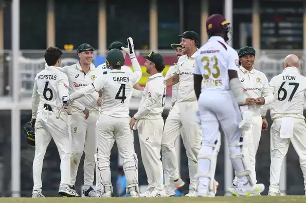 Australia won the first Test comfortably. 