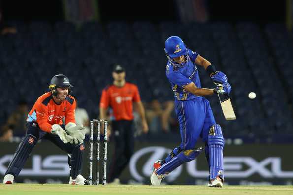 Trent Boult blasted an unbeaten 22 off 13 balls to power MI New York over the line in a thrilling chase Trent Boult blasted an unbeaten 22 off 13 balls to power MI New York over the line in a thrilling chase