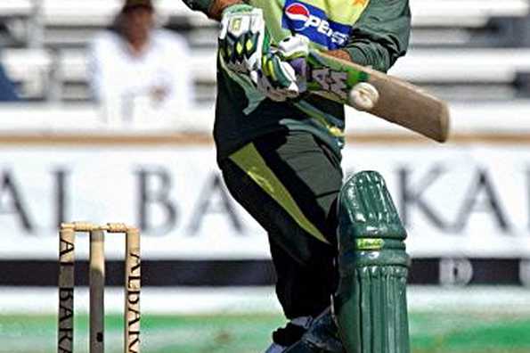 Pakistani cricketer Shoaib Khan hits the ball during their match against Zimbabwe of the T20 tournament in King City, on the outskirts of Toronto. Pakistan defeated Zimbabwe by seven wickets. Pakistani cricketer Shoaib Khan hits the ball during their match against Zimbabwe of the T20 tournament in King City, on the outskirts of Toronto. Pakistan defeated Zimbabwe by seven wickets.