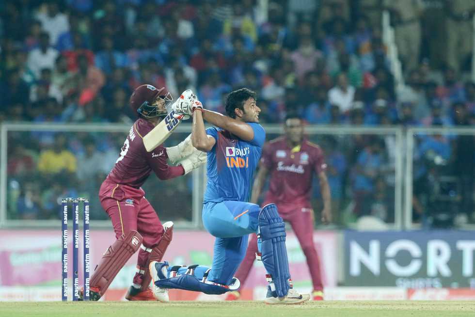 Dube hit his maiden T20I fifty in Thiruvananthapuram. Dube hit his maiden T20I fifty in Thiruvananthapuram.