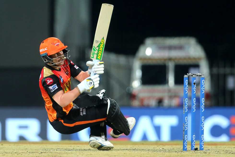 David Warner effectively suggested a more conventional approach to chases on Chennai's slow surfaces David Warner effectively suggested a more conventional approach to chases on Chennai's slow surfaces