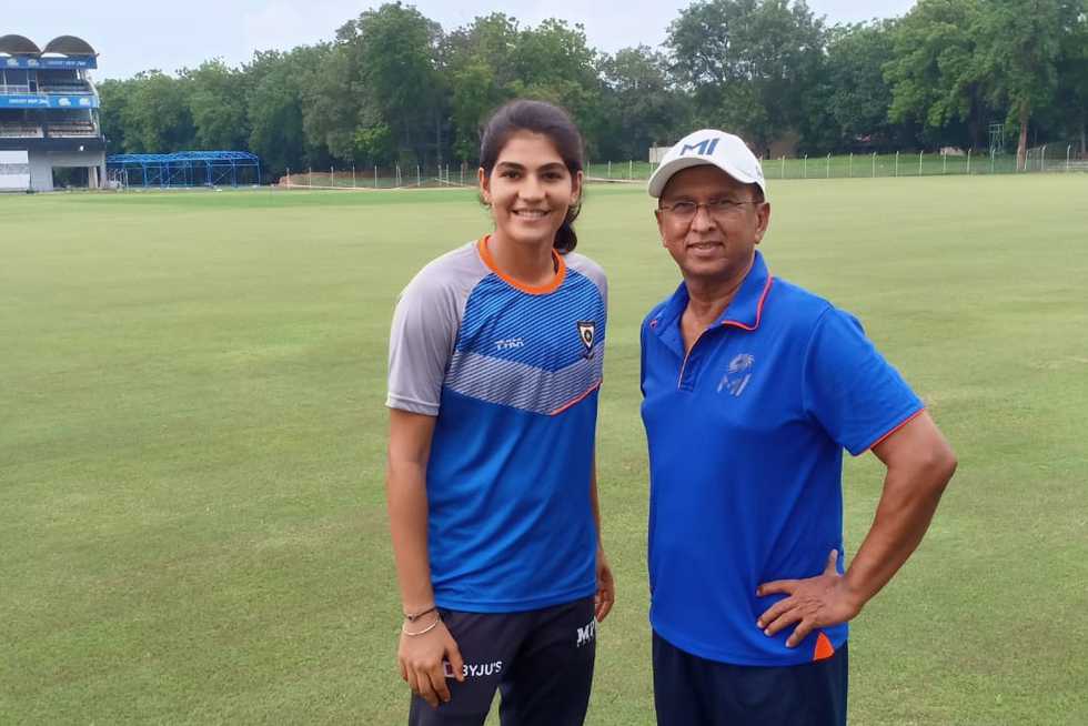Yastika has started taking additional training under Kiran More to work on her wicketkeeping skills Yastika has started taking additional training under Kiran More to work on her wicketkeeping skills