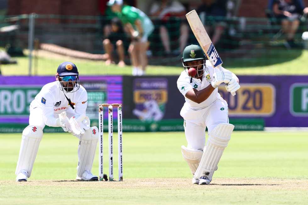 Temba Bavuma was looking good for a century before being dismissed for 78 Temba Bavuma was looking good for a century before being dismissed for 78