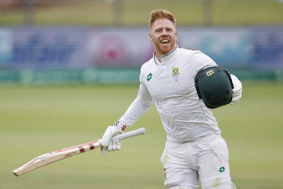 Kyle Verreynne stroked his third Test century Kyle Verreynne stroked his third Test century