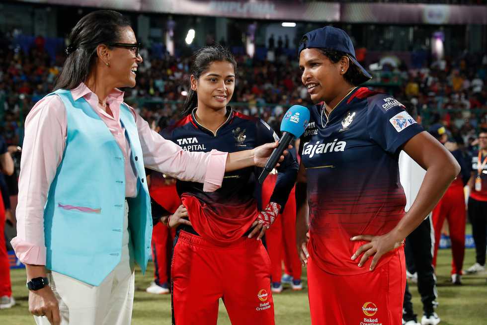 A veteran and a rookie, S Asha and Shreyanka Patil, both found a step-up in their respective careers following performances in the WPL A veteran and a rookie, S Asha and Shreyanka Patil, both found a step-up in their respective careers following performances in the WPL