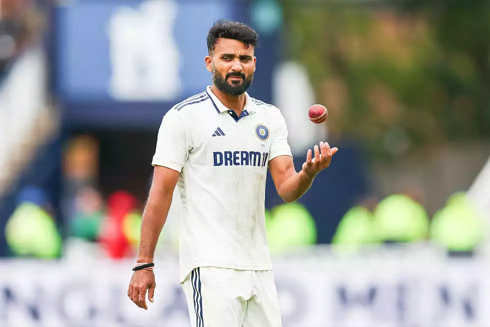 Akash Deep picked up ten wickets in the Test. Akash Deep picked up ten wickets in the Test.