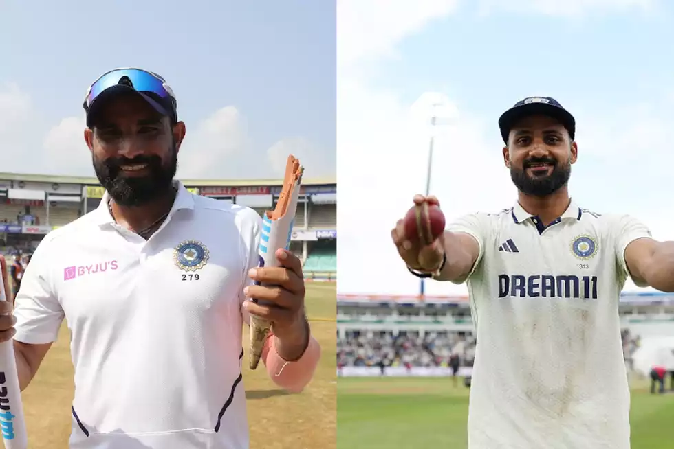 Akash struck a similar pose nearly five years after Shami did. Akash struck a similar pose nearly five years after Shami did.